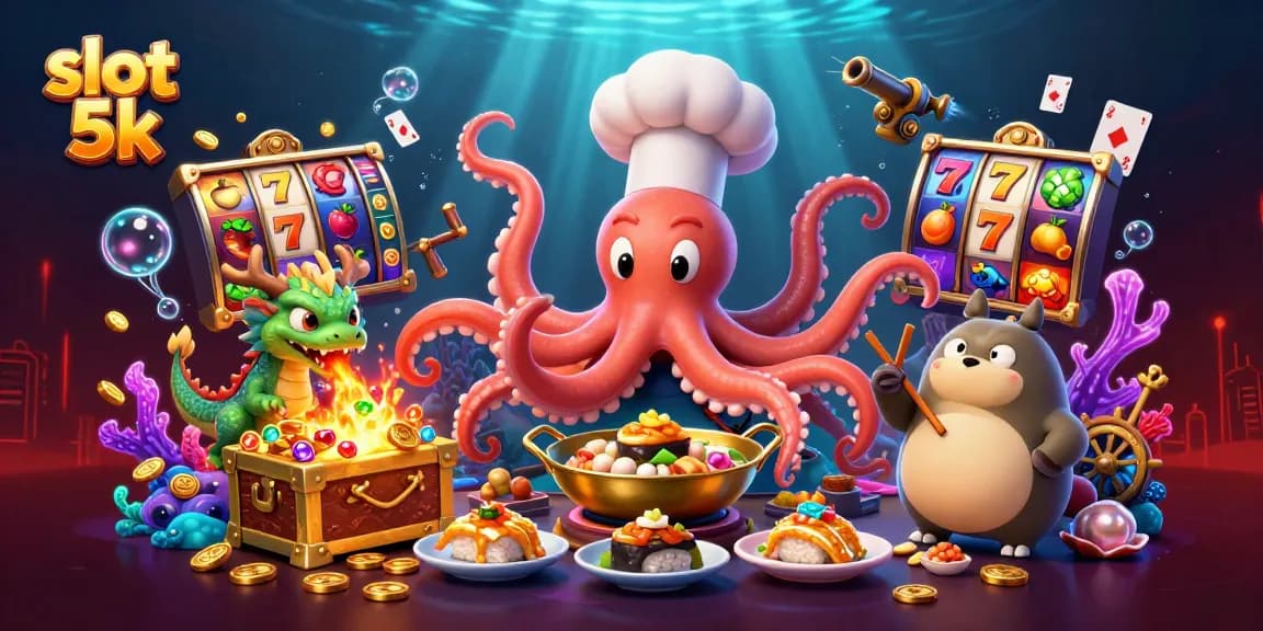 Experience the excitement of the slot 5k game with vibrant graphics and engaging characters.