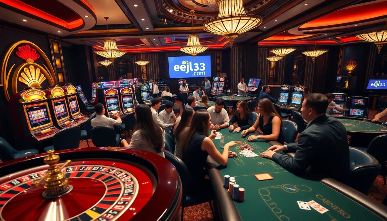 Experience thrilling games at eejl33 com with luxurious casino ambiance and engaged players.