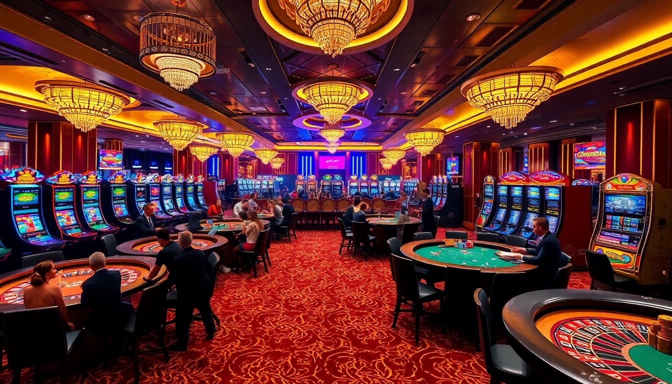 Experience the excitement of the lc88 club with vibrant casino games and engaging players.