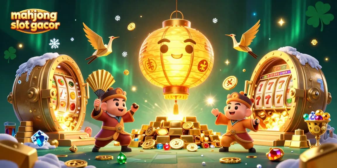 Experience the thrill of mahjong slot gacor with glowing lantern spirits and treasure-filled casino action.