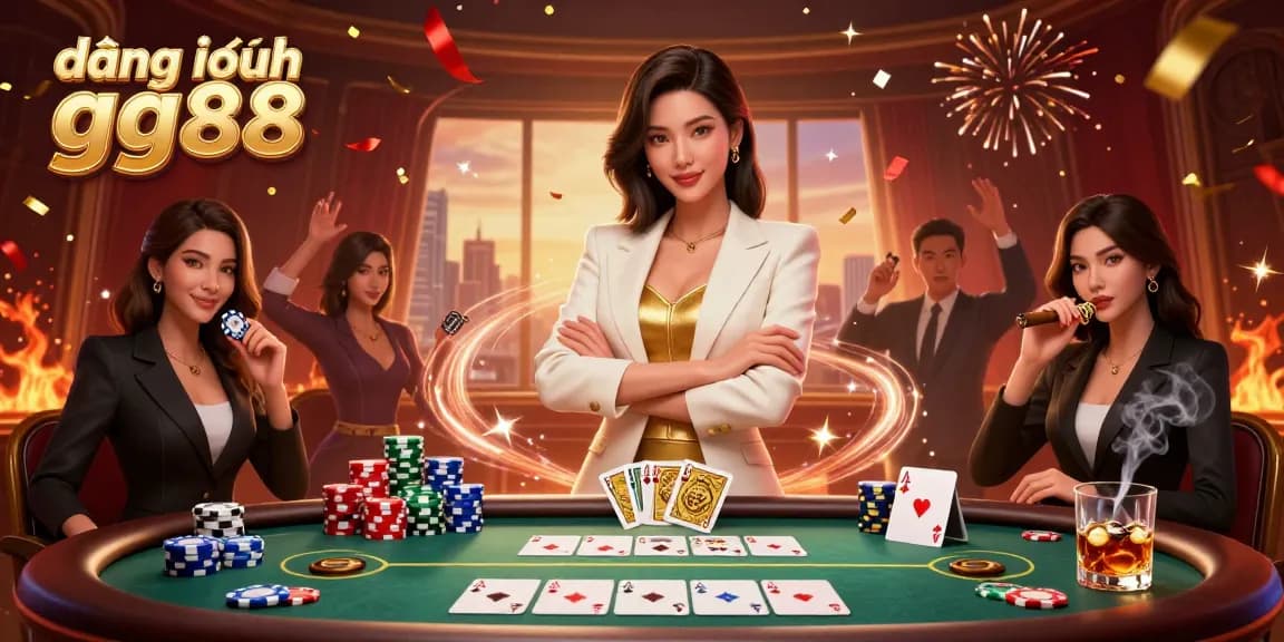 Access exclusive gaming opportunities through đăng nhập gg88 with engaging visuals of an elegant casino scene.
