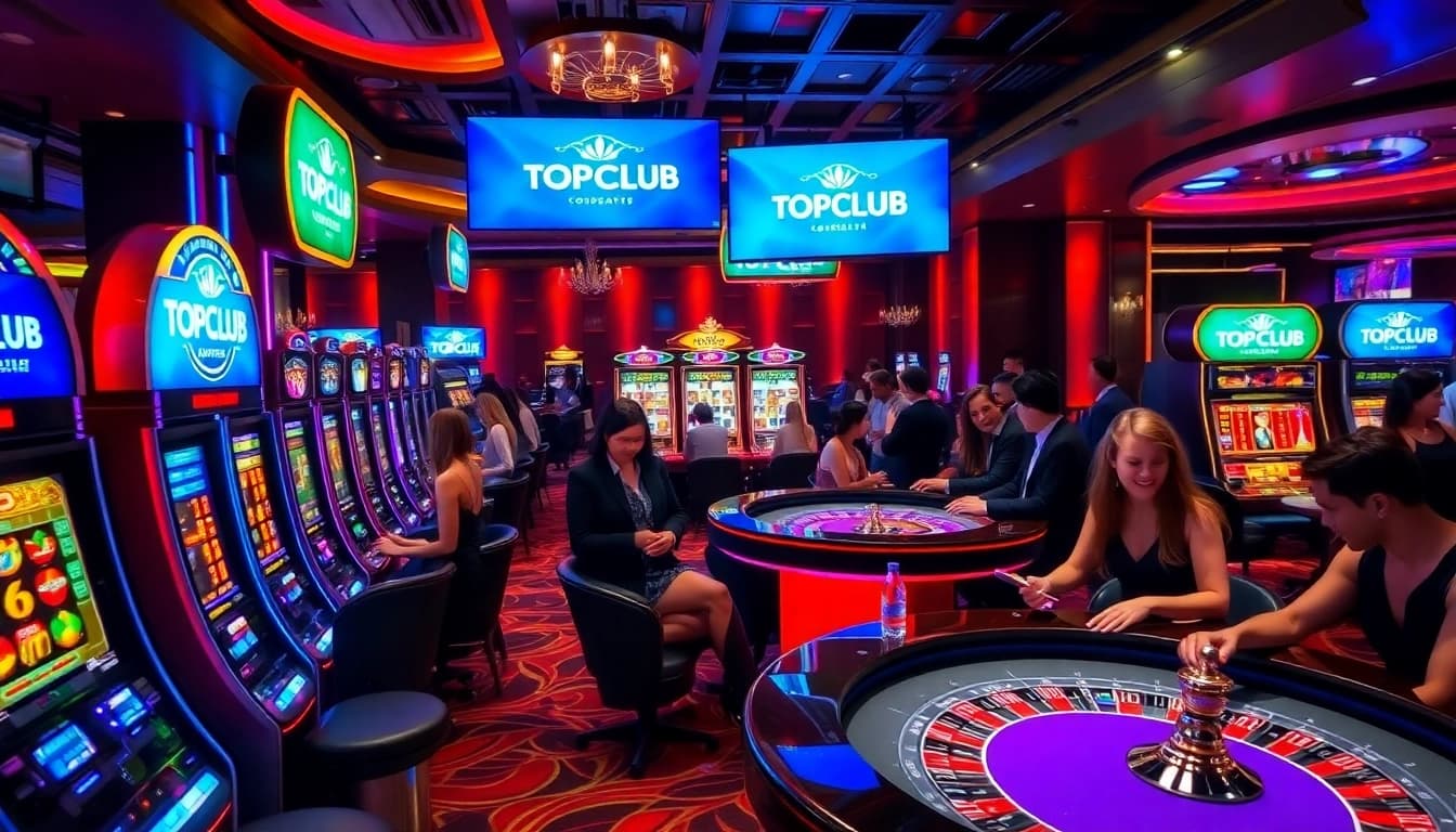 Experience the thrill of winning at TOPCLUB, where players engage in exciting casino games.