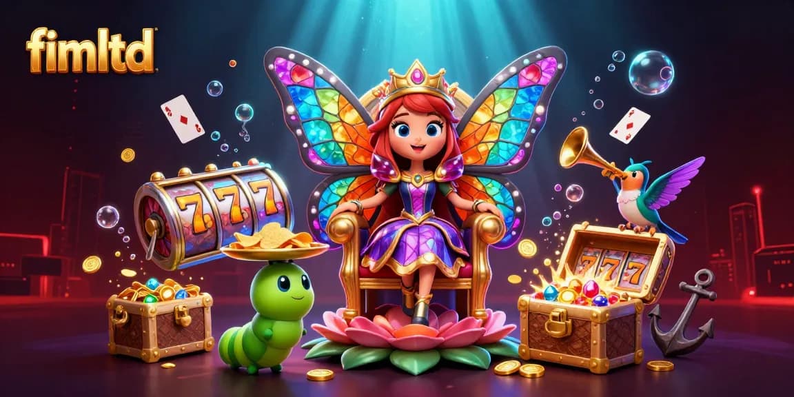 Experience the rich online gaming world with fimltd's colorful casino adventure scene.