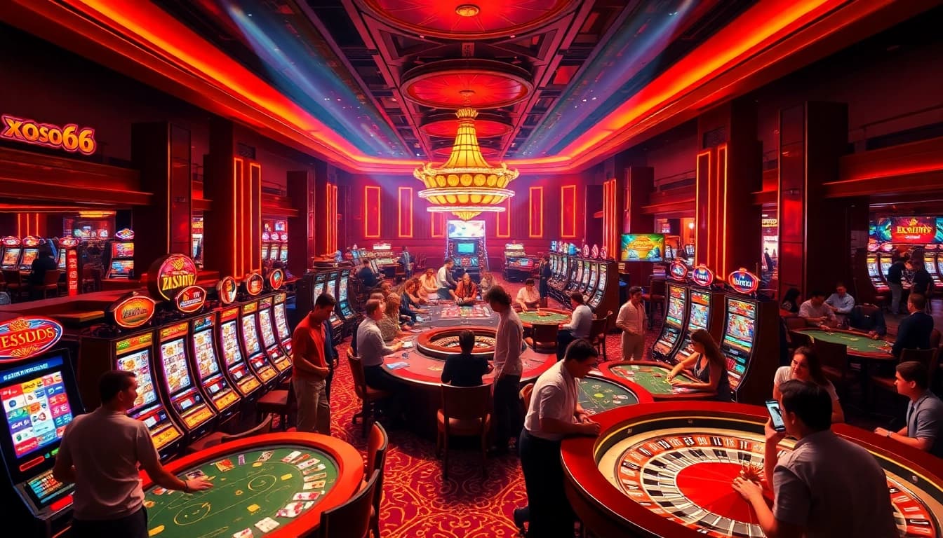 Experience the thrill of gambling at xoso66 with vibrant slots, poker tables, and roulette excitement.