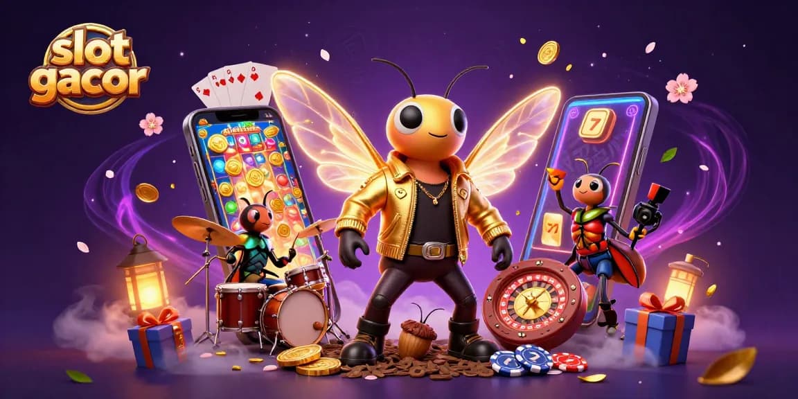 Memainkan slot gacor dengan cicada rock star dan drummer sambil meriahkan suasana permainan