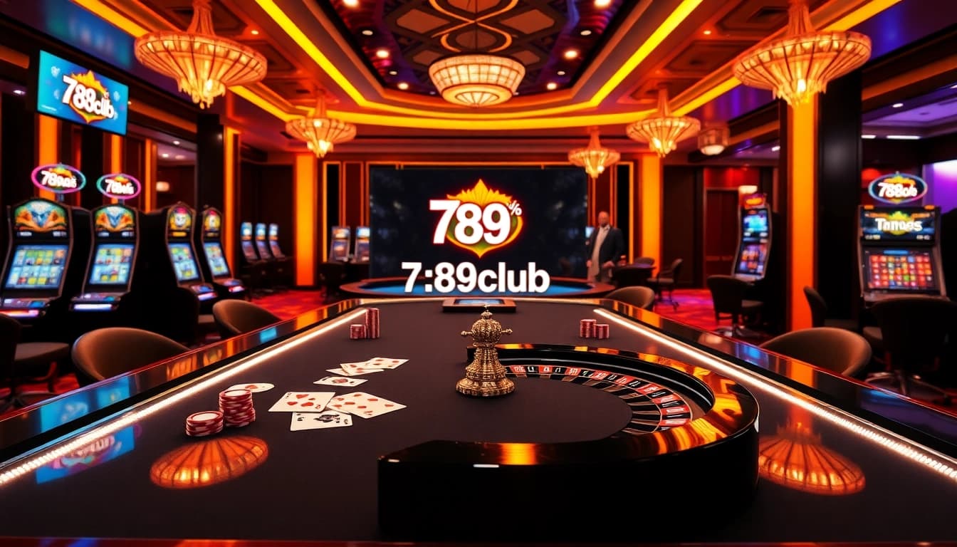 Join the thrilling games at 789club with vibrant casino tables and exciting digital interfaces.