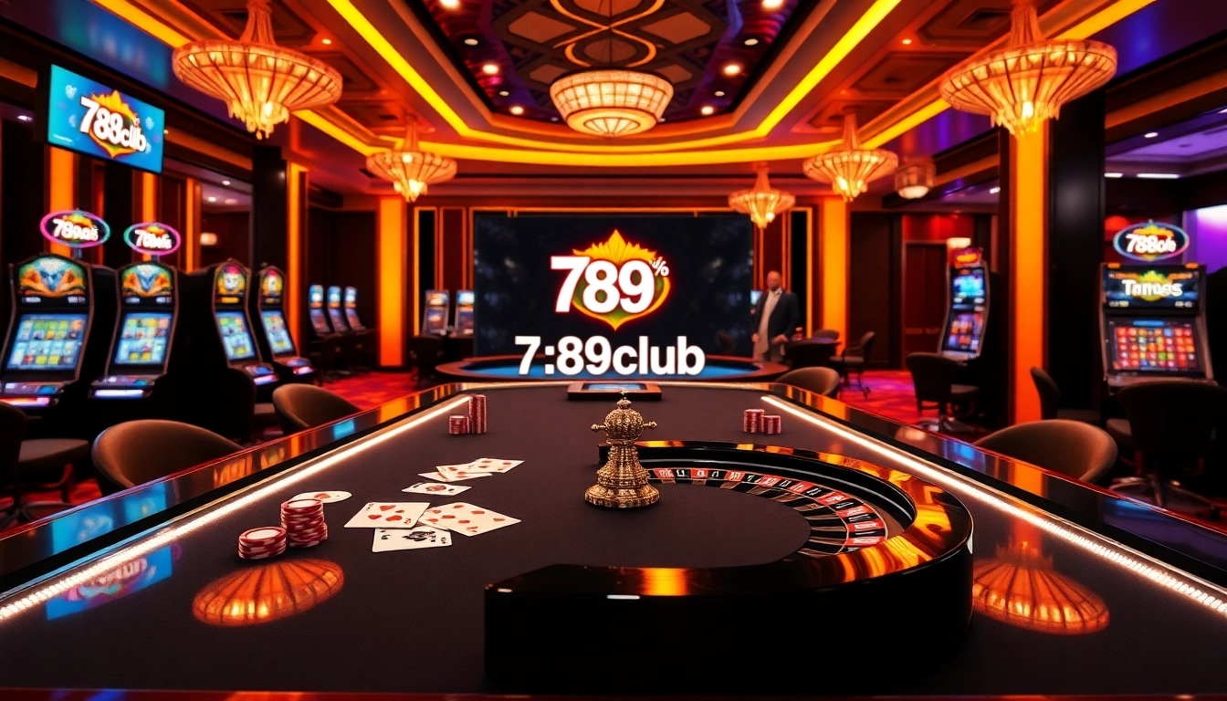 Join the thrilling games at 789club with vibrant casino tables and exciting digital interfaces.