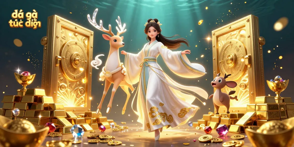 Experience the excitement of đá gà trực tiếp with dynamic visuals of Asian culture and themed decorations.