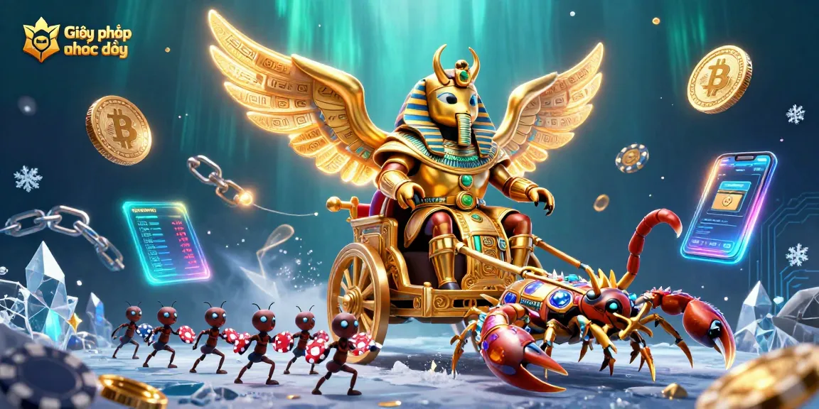 Giấy phép hoạt động ensures safe gambling with vibrant casino-themed illustration capturing adventure.