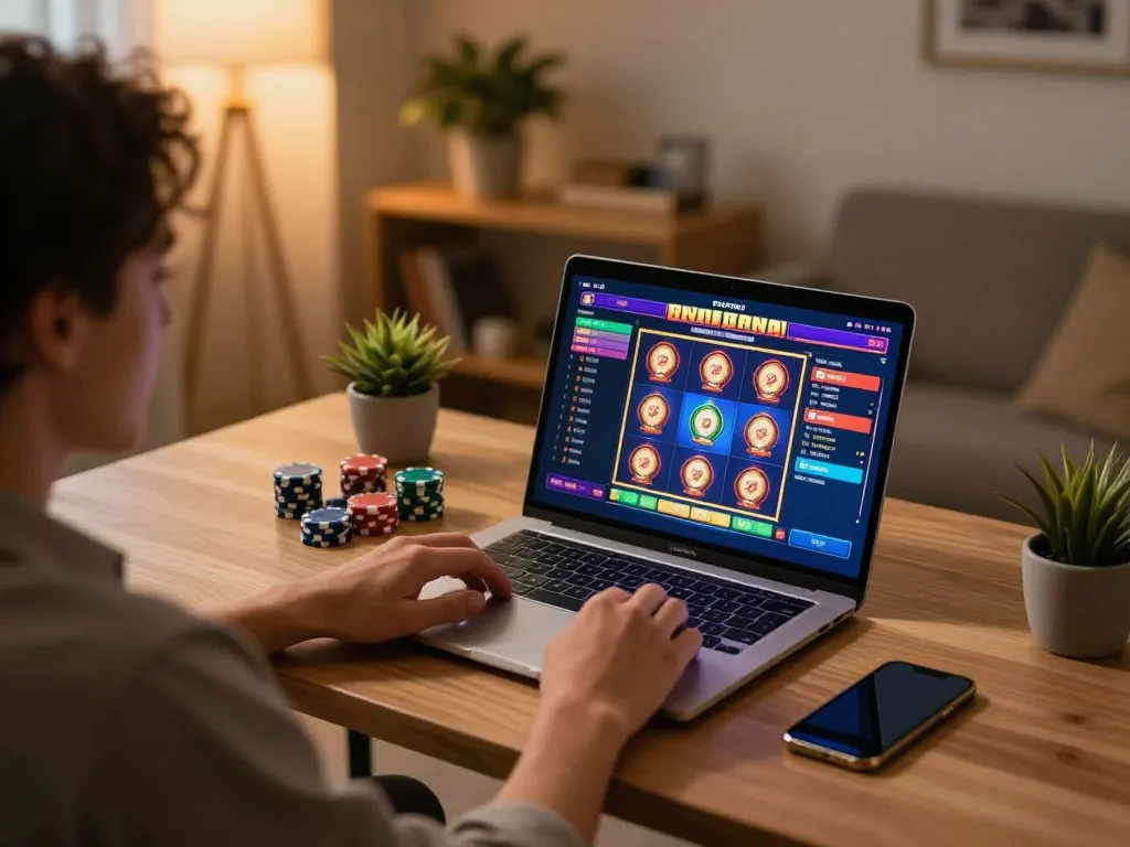 Playing online casino slots at home using ทางเข้า m117 for an immersive experience