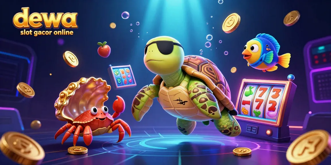Mainkan dewa slot gacor online dengan papan permainan yang penuh warna, karakter lucu, dan suasana kasino yang seru.