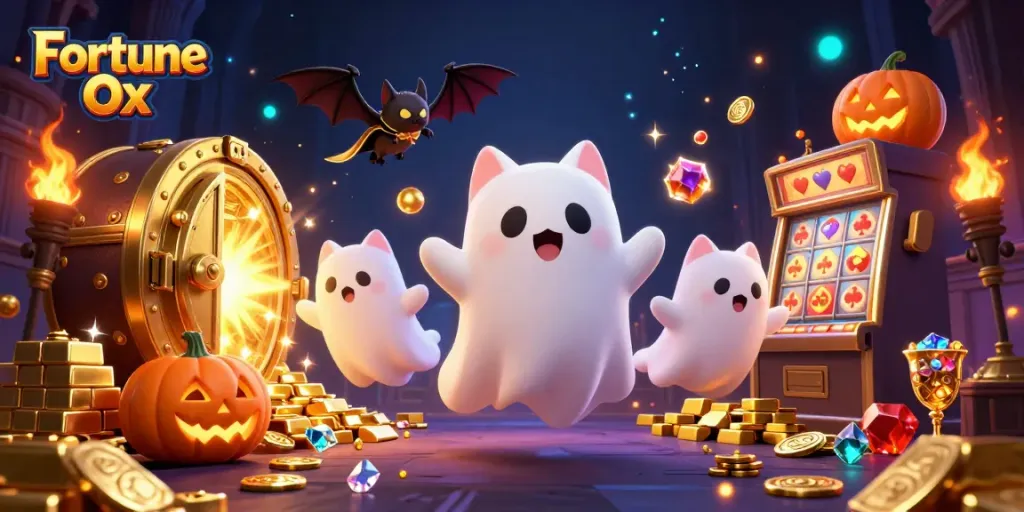รูปภาพของเกมสล็อต Fortune Ox ที่มีธีมจีนสุดน่าตื่นเต้น พร้อมไปด้วยสัญลักษณ์และการจ่ายรางวัลสูง