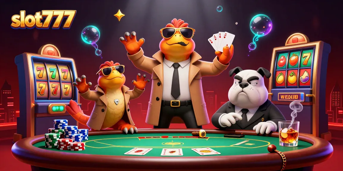 Experience the excitement of slot777 with three raptors attempting to enter a VIP casino lounge