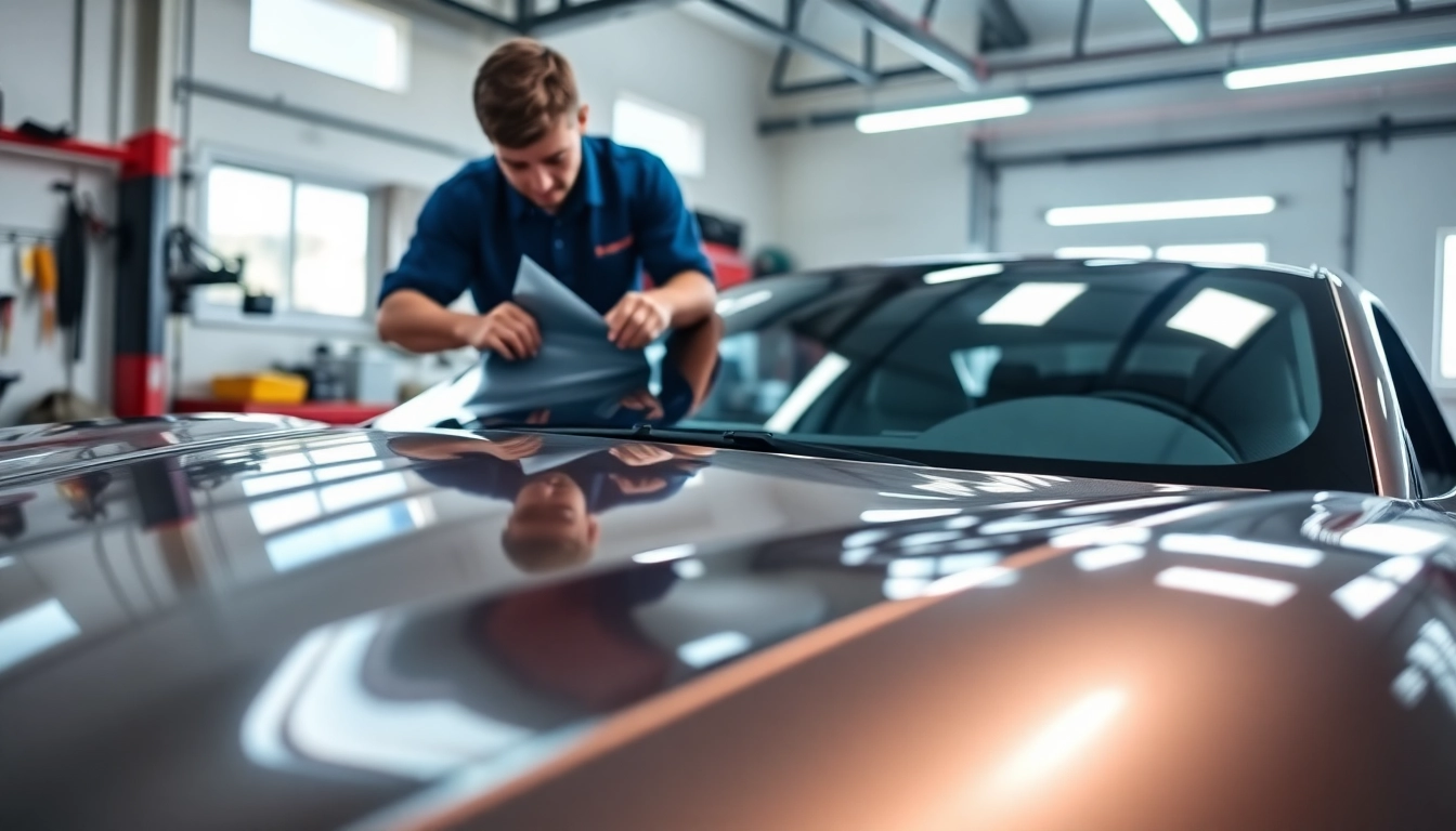 Enhancing a vehicle with PPF Chattanooga for optimal protection and shine.