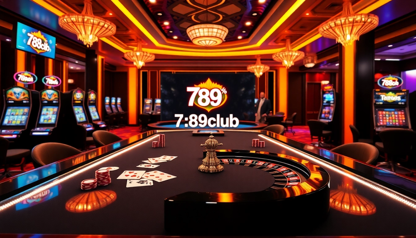 Join the thrilling games at 789club with vibrant casino tables and exciting digital interfaces.