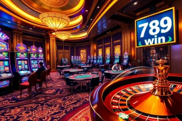 Experience the luxury of casinos with vibrant scenes showcasing gambling excitement at 789 win.